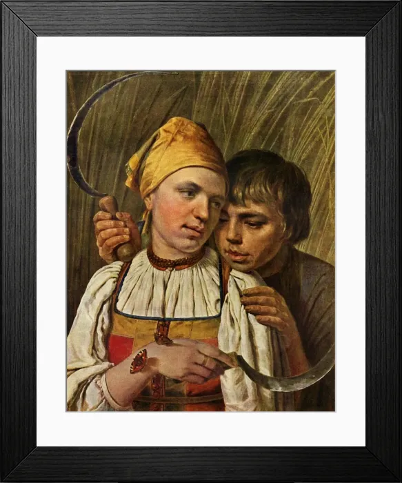 Framed Print : The Reapers, c1830, (1939). Creator: Aleksey Venetsianov Framed Print : The Reapers, c1830, (1939). Creator: Aleksey Venetsianov