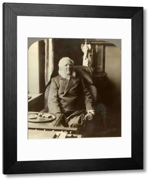 Framed Print : Henrik Ibsen, the poet to whom all the world pays homage, at home Christiania, Norway, c1905 Framed Print : Henrik Ibsen, the poet to whom all the world pays homage, at home Christiania, Norway, c1905