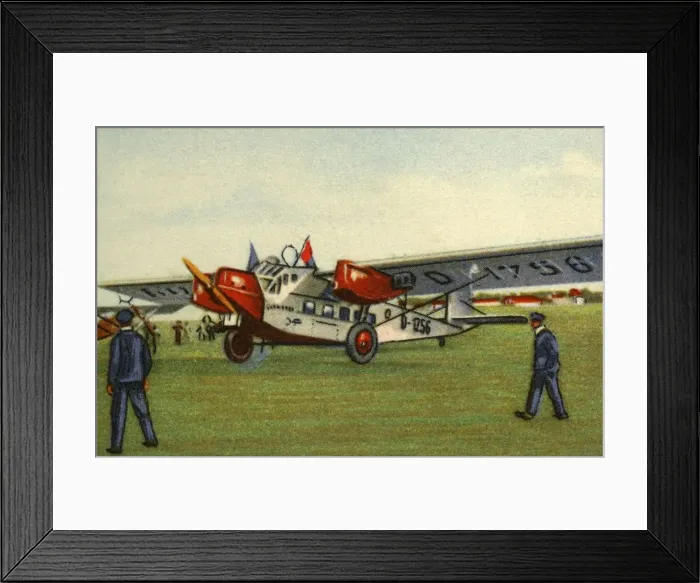 Framed Print : Rohrbach Roland plane, 1920s, (1932). Creator: Unknown Framed Print : Rohrbach Roland plane, 1920s, (1932). Creator: Unknown