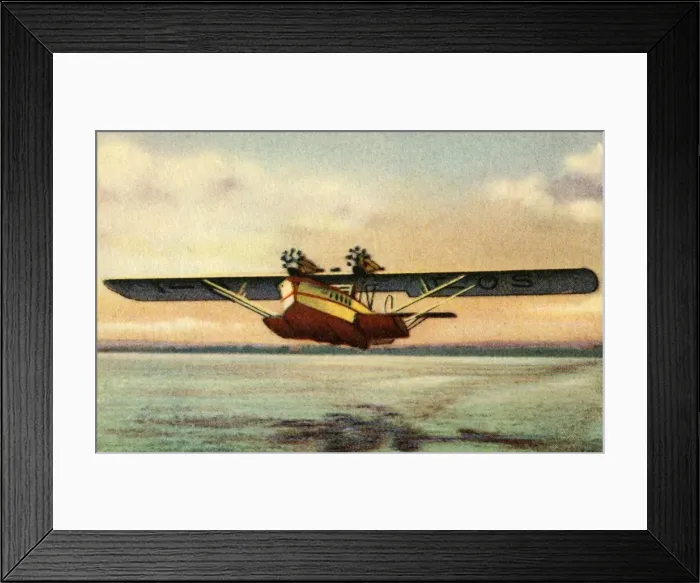 Framed Print : Dornier Superwal flying boat, 1920s, (1932). Creator: Unknown Framed Print : Dornier Superwal flying boat, 1920s, (1932). Creator: Unknown