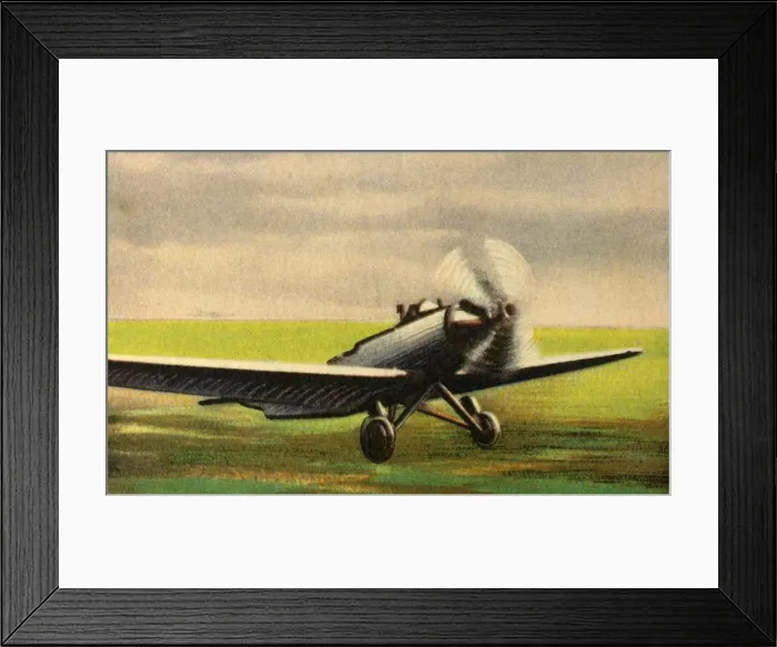 Framed Print : Junkers L 50 Junior plane, 1932. Creator: Unknown Framed Print : Junkers L 50 Junior plane, 1932. Creator: Unknown