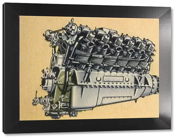 BMW VIIa aircraft engine, 1920s, (1932). Creator: Unknown