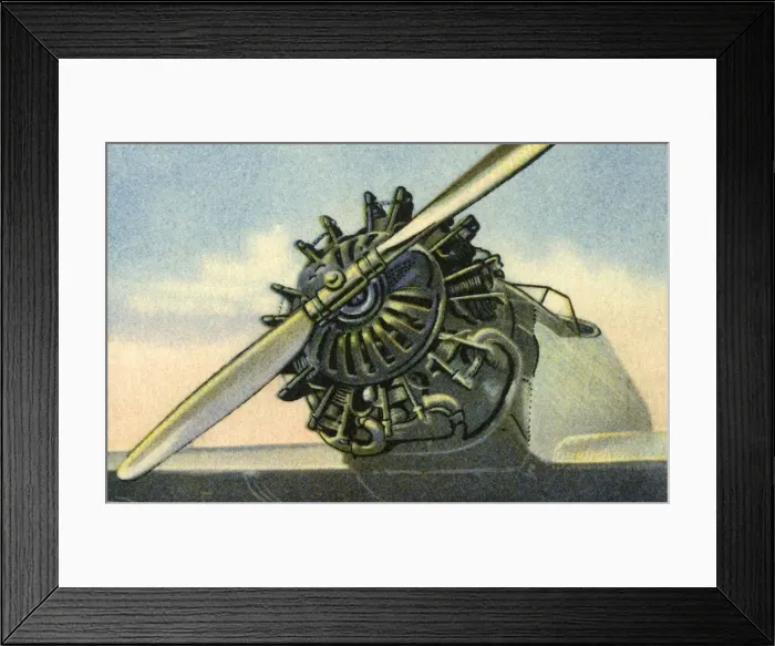 Framed Print : Siemens Sh 20 60 horse power aircraft engine, 1932. Creator: Unknown Framed Print : Siemens Sh 20 60 horse power aircraft engine, 1932. Creator: Unknown