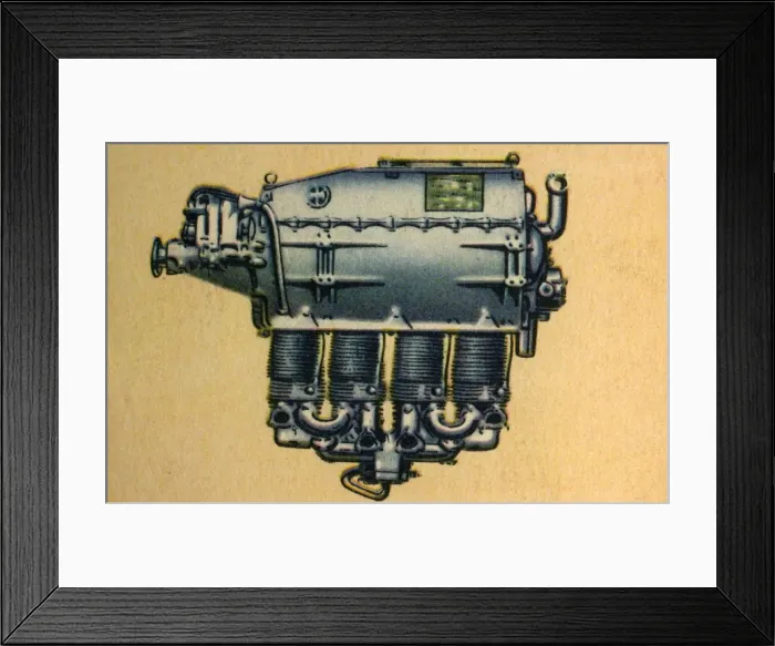Framed Print : Argus As 8 100 horse power aircraft engine, 1932. Creator: Unknown Framed Print : Argus As 8 100 horse power aircraft engine, 1932. Creator: Unknown