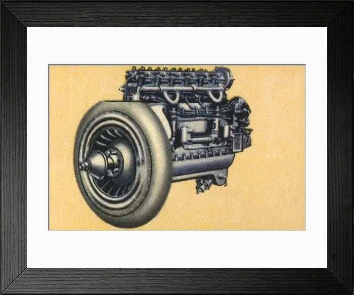 Framed Print : Junkers L 1, 80 horse power aeroplane engine, 1932. Creator: Unknown Framed Print : Junkers L 1, 80 horse power aeroplane engine, 1932. Creator: Unknown