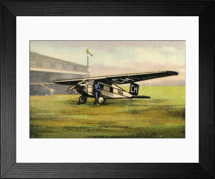 Framed Print : Messerschmitt M 18 plane, 1920s, (1932). Creator: Unknown Framed Print : Messerschmitt M 18 plane, 1920s, (1932). Creator: Unknown