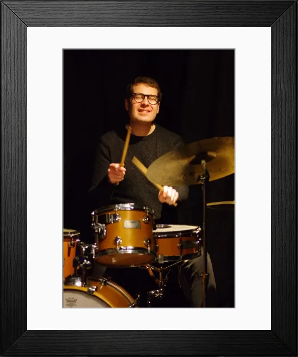 Framed Print : David Ingamells, Verdict Jazz Club, Brighton, East Sussex, 15 Dec 2018. Creator: Brian O Connor