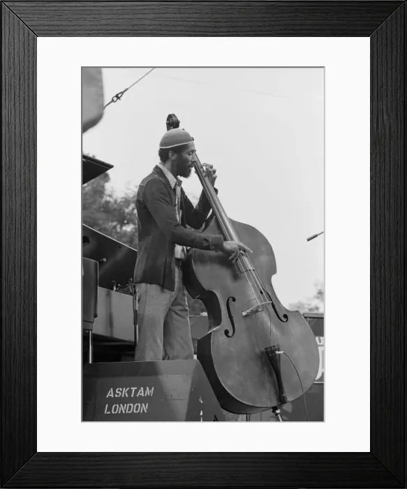 Framed Print : Ron Carter, Capital Jazz Festival, Knebworth, Herts, July 1982. Creator: Brian O Connor Framed Print : Ron Carter, Capital Jazz Festival, Knebworth, Herts, July 1982. Creator: Brian O Connor