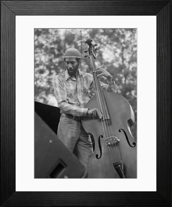 Framed Print : Ron Carter, Capital Jazz Festival, Knebworth, Herts, July 1982. Creator: Brian O Connor Framed Print : Ron Carter, Capital Jazz Festival, Knebworth, Herts, July 1982. Creator: Brian O Connor
