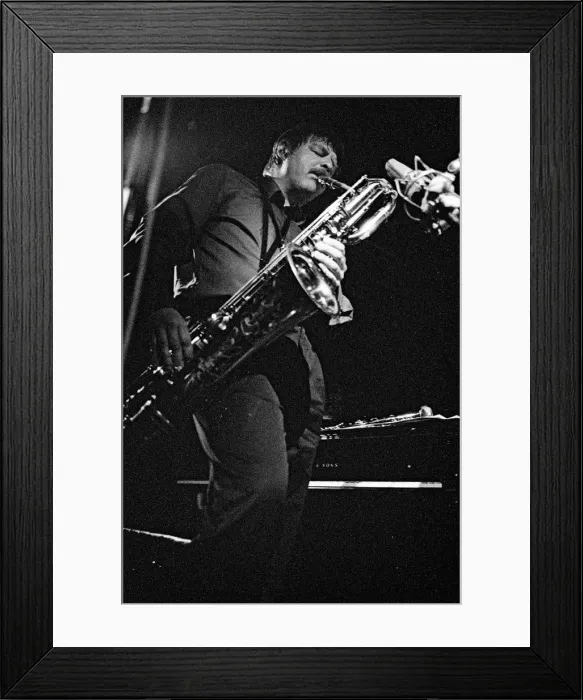Framed Print : John Surman, Ronnie Scotts, Soho, London, April 1989. Creator: Brian O Connor Framed Print : John Surman, Ronnie Scotts, Soho, London, April 1989. Creator: Brian O Connor