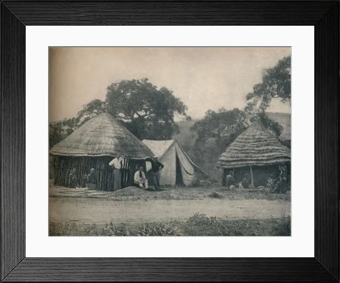 Framed Print : Wayside Store in Swaziland, c1900. Creator: Unknown Framed Print : Wayside Store in Swaziland, c1900. Creator: Unknown