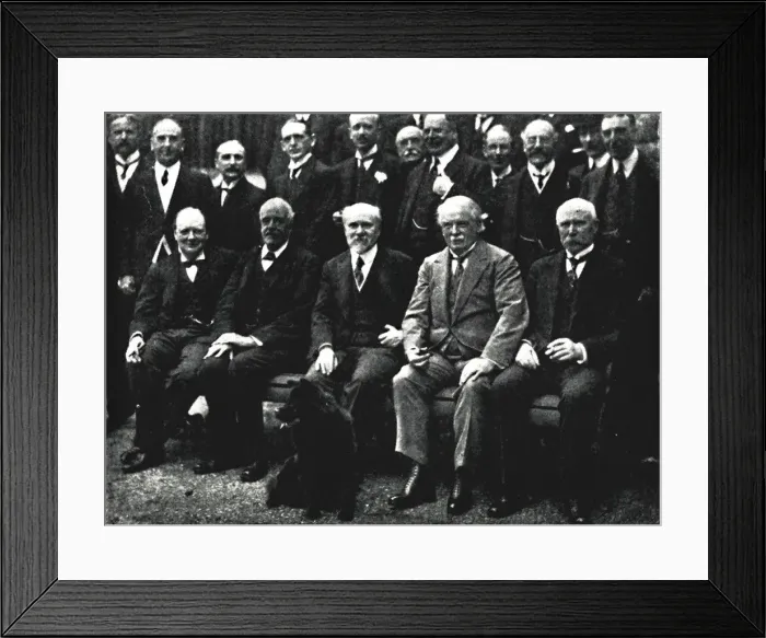 Framed Print : At Number 10, Downing Street, c1922, (1945). Creator: Unknown Framed Print : At Number 10, Downing Street, c1922, (1945). Creator: Unknown
