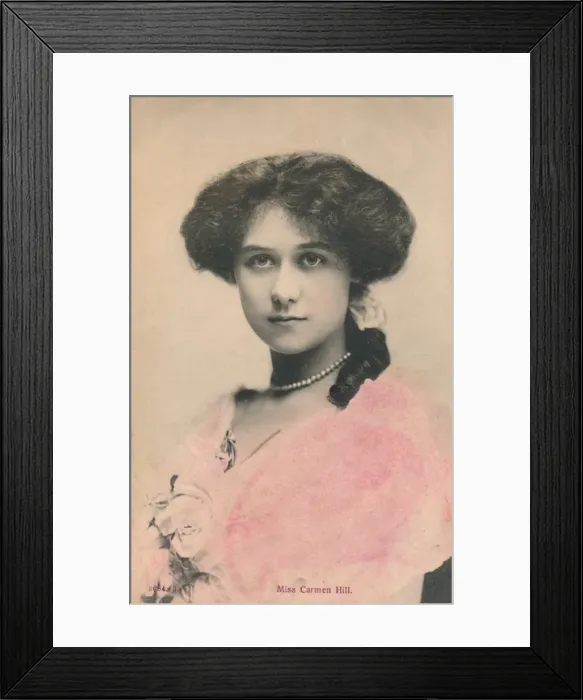 Framed Print : Miss Carmen Hill, (1883-1952), c1930. Creator: Unknown Framed Print : Miss Carmen Hill, (1883-1952), c1930. Creator: Unknown