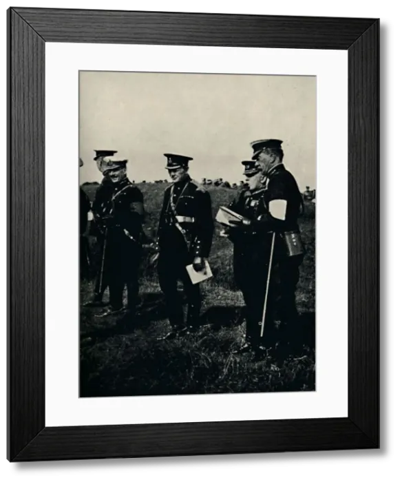 Framed Print : With General French at Army Manoeuvres, 1912, (1945). Creator: Unknown Framed Print : With General French at Army Manoeuvres, 1912, (1945). Creator: Unknown