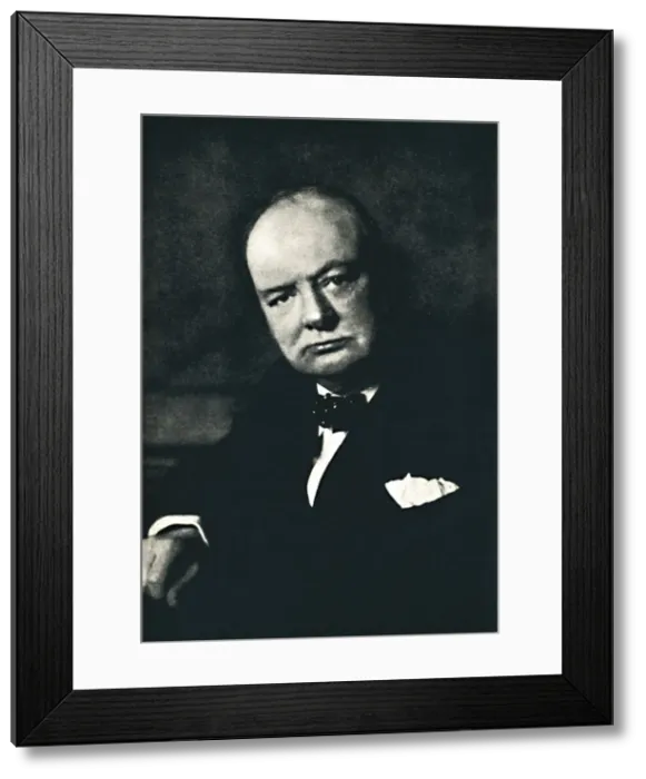 Framed Print : The Rt. Hon. Winston S. Churchill, P. C. C. H. F. R. S. M. P. 1941, (1945). Creator Framed Print : The Rt. Hon. Winston S. Churchill, P. C. C. H. F. R. S. M. P. 1941, (1945). Creator