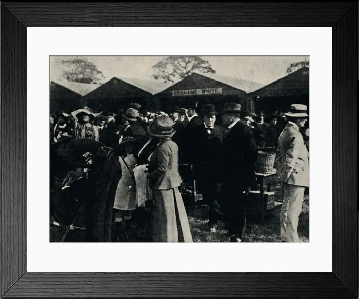 Framed Print : Early Flight in a Heavier Than Air Machine, 1910, (1945). Creator: Unknown Framed Print : Early Flight in a Heavier Than Air Machine, 1910, (1945). Creator: Unknown