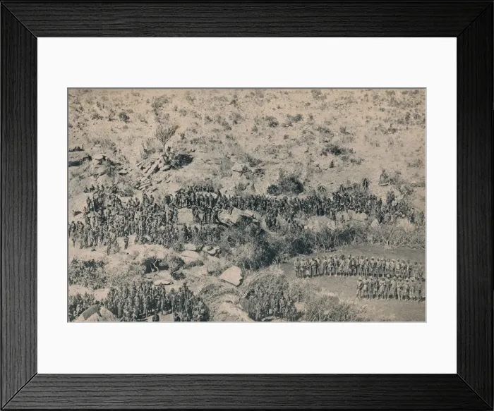 Framed Print : Friendly Natives, c1900. Creator: Unknown Framed Print : Friendly Natives, c1900. Creator: Unknown