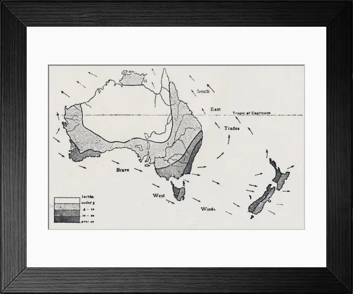 Framed Print : Winds and Rainfall. - May to October, 1923. Creator: Unknown Framed Print : Winds and Rainfall. - May to October, 1923. Creator: Unknown