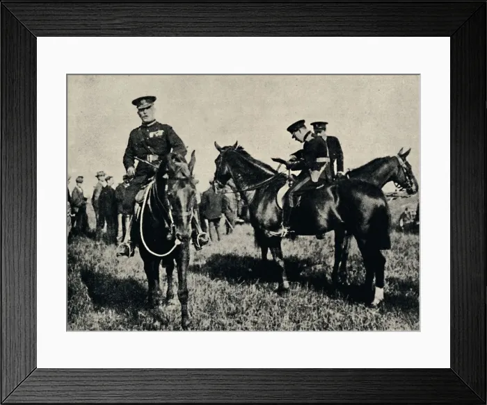 Framed Print : At Military Manoeuvres, c1916, (1945). Creator: Unknown Framed Print : At Military Manoeuvres, c1916, (1945). Creator: Unknown