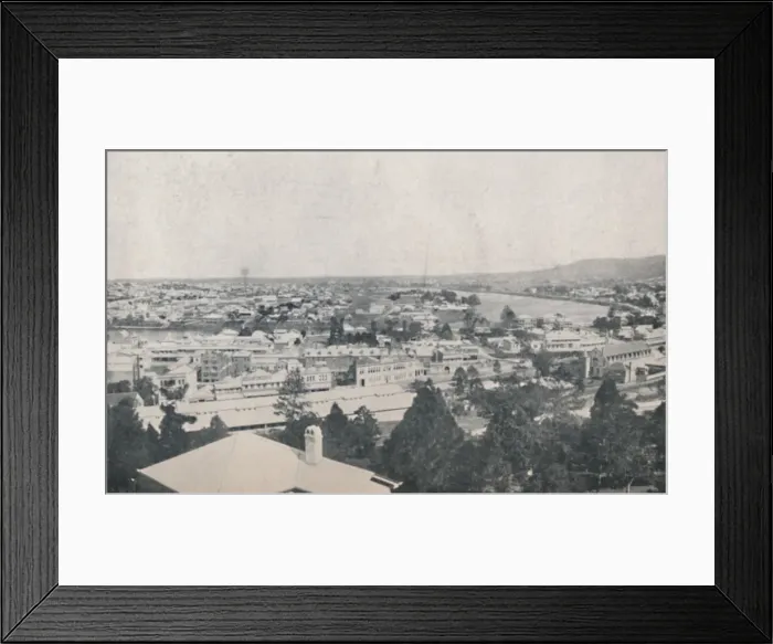 Framed Print : Brisbane, 1923. Creator: Unknown Framed Print : Brisbane, 1923. Creator: Unknown