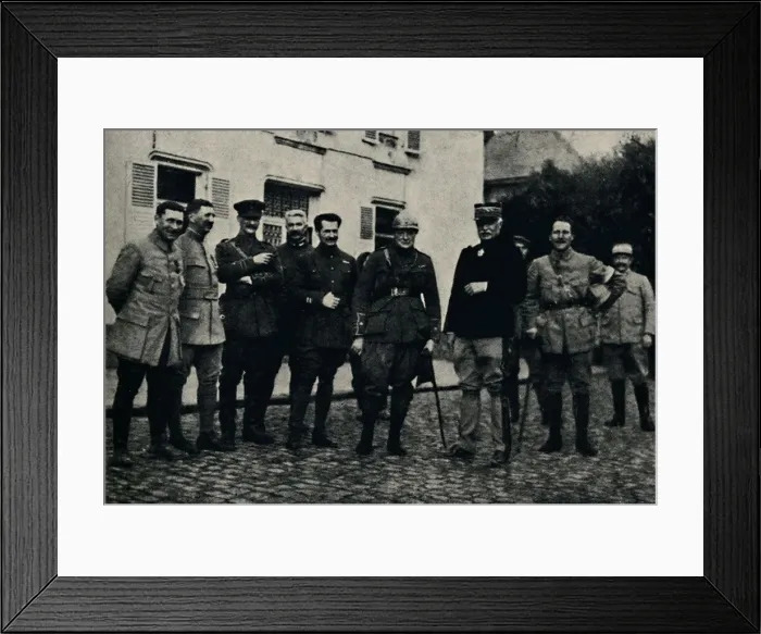 Framed Print : Churchill Visits The Somme Battlefield, 1915, (1945). Creator: Unknown Framed Print : Churchill Visits The Somme Battlefield, 1915, (1945). Creator: Unknown