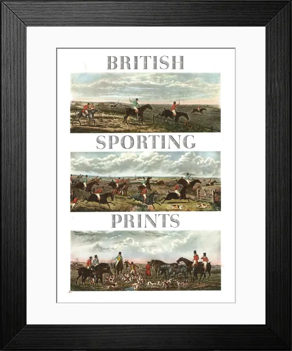 Framed Print : British Sporting Prints, c1955. Creator: Unknown Framed Print : British Sporting Prints, c1955. Creator: Unknown