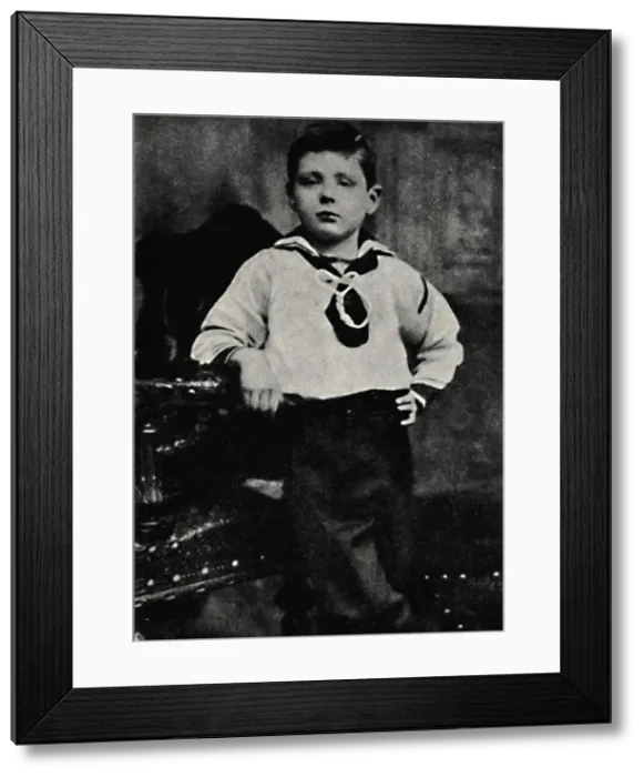 Framed Print : Boyhood Days in Ireland, 1881, (1945). Creator: Unknown