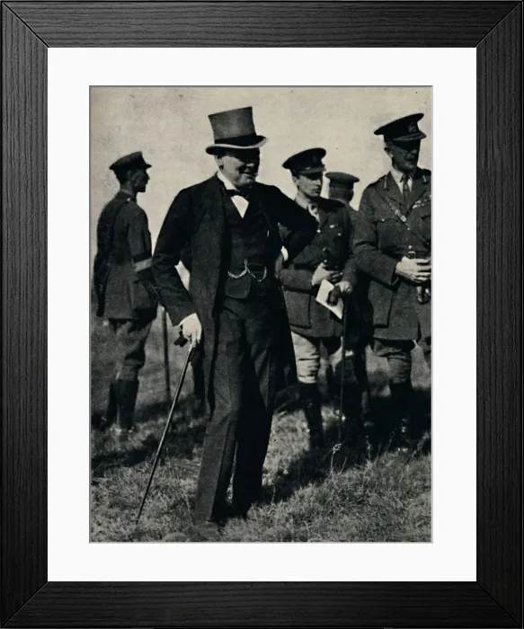Framed Print : With Sir Henry Wilson on the Rhine, 1919, (1945). Creator: Unknown Framed Print : With Sir Henry Wilson on the Rhine, 1919, (1945). Creator: Unknown