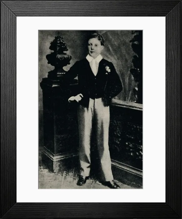 Framed Print : Winston Churchill at Harrow, c1887, (1945). Creator: Unknown Framed Print : Winston Churchill at Harrow, c1887, (1945). Creator: Unknown