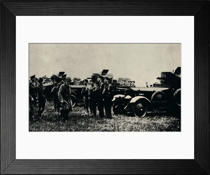 Framed Print : Royal Tank Regiment in Germany, 1918, (1945). Creator: Unknown Framed Print : Royal Tank Regiment in Germany, 1918, (1945). Creator: Unknown