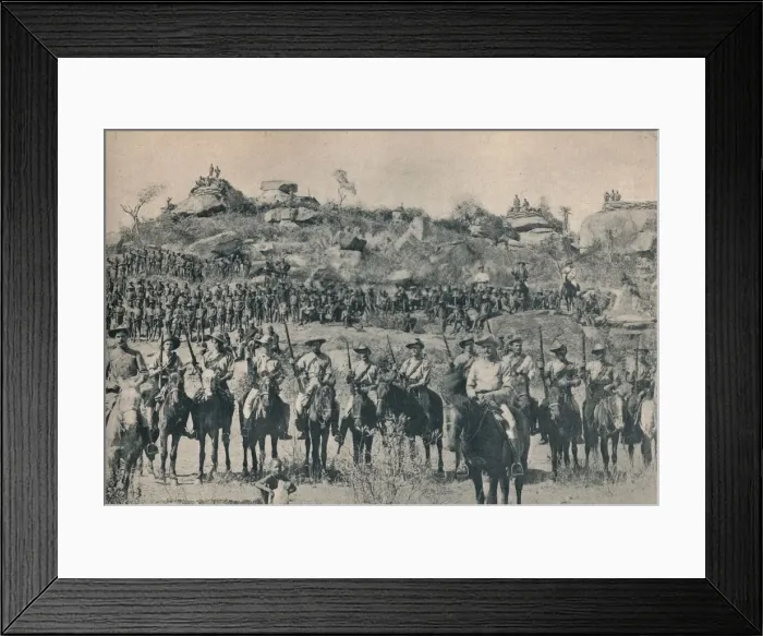 Framed Print : Natal Volunteers, c1900. Creator: Unknown Framed Print : Natal Volunteers, c1900. Creator: Unknown