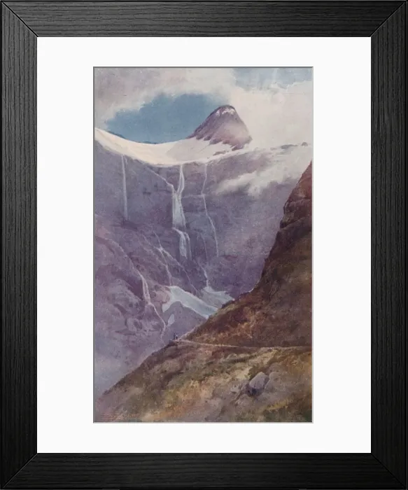 Framed Print : On M Kinnons Pass, New Zealand, 1923. Creator: Frank Wright Framed Print : On M Kinnons Pass, New Zealand, 1923. Creator: Frank Wright