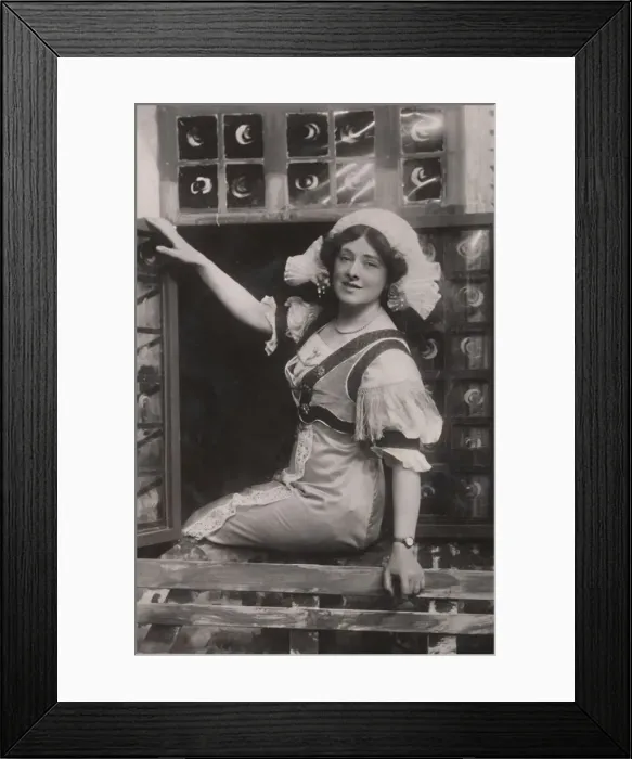 Framed Print : Miss Isabel Jay, (1879-1927), as Christine in Dear Little Denmark Framed Print : Miss Isabel Jay, (1879-1927), as Christine in Dear Little Denmark