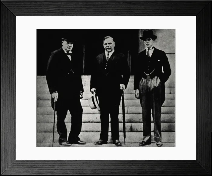 Framed Print : With the Prime Minister of Canada, 1929, (1945). Creator: Unknown Framed Print : With the Prime Minister of Canada, 1929, (1945). Creator: Unknown