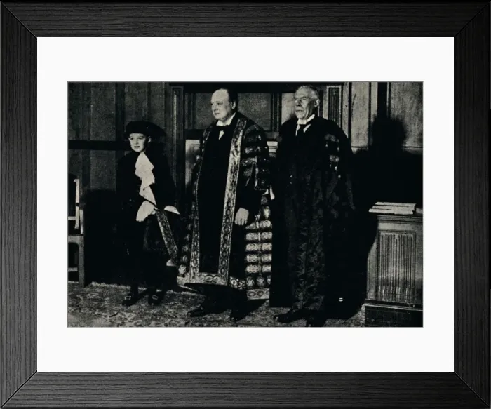 Framed Print : Chancellor of Bristol University, 3 January 1930, (1945). Creator: Unknown Framed Print : Chancellor of Bristol University, 3 January 1930, (1945). Creator: Unknown