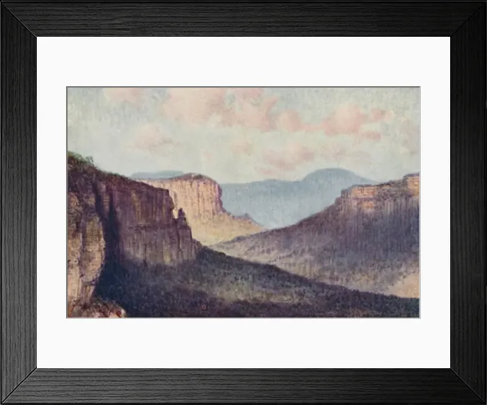 Framed Print : The Blue Mountains, 1923. Creator: Unknown Framed Print : The Blue Mountains, 1923. Creator: Unknown