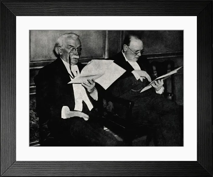 Framed Print : At a Public Dinner at the Connaught Rooms, 20 November 1934, (1945). Creator: Unknown Framed Print : At a Public Dinner at the Connaught Rooms, 20 November 1934, (1945). Creator: Unknown