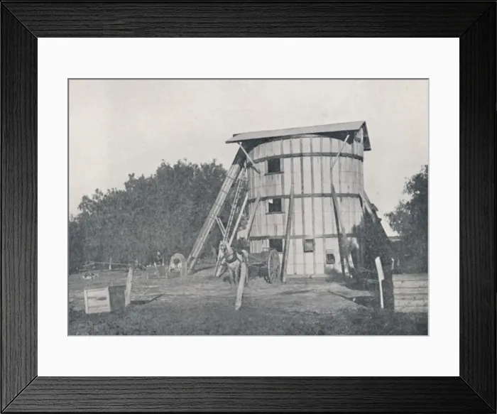 Framed Print : A Silo, near Mildura, Victoria, 1923. Creator: Unknown Framed Print : A Silo, near Mildura, Victoria, 1923. Creator: Unknown