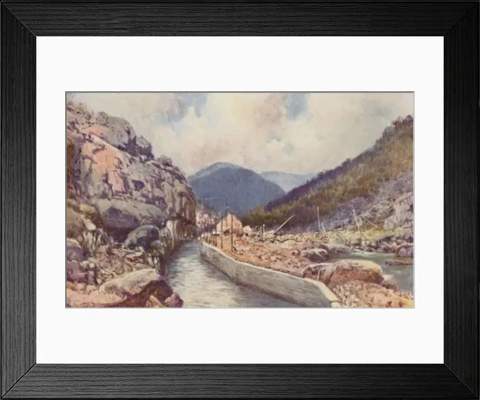 Framed Print : Australian Irrigation Works, 1923. Creator: Unknown Framed Print : Australian Irrigation Works, 1923. Creator: Unknown