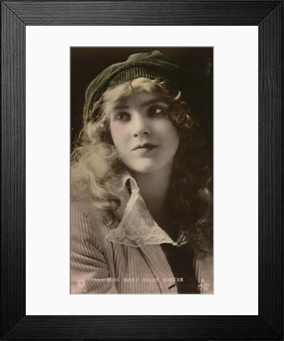 Framed Print : Miss Mary Miles Minter, (1902-1984), c1930. Creator: Unknown Framed Print : Miss Mary Miles Minter, (1902-1984), c1930. Creator: Unknown