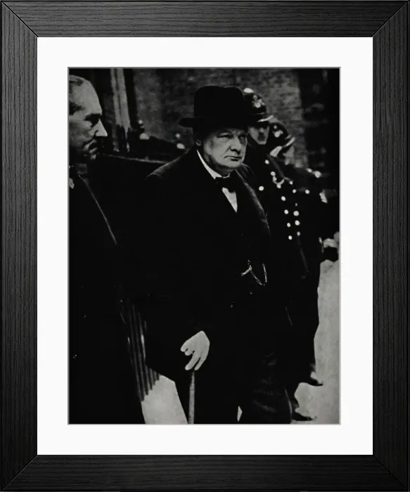 Framed Print : Churchill as Prime Minister, c1940, (1945). Creator: Unknown Framed Print : Churchill as Prime Minister, c1940, (1945). Creator: Unknown