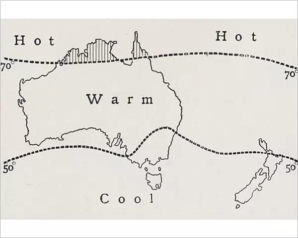 Average July Temperature, 1923. Creator: Unknown