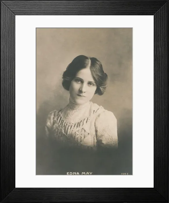Framed Print : Miss Edna May, (1878-1948), c1930. Creator: Unknown Framed Print : Miss Edna May, (1878-1948), c1930. Creator: Unknown