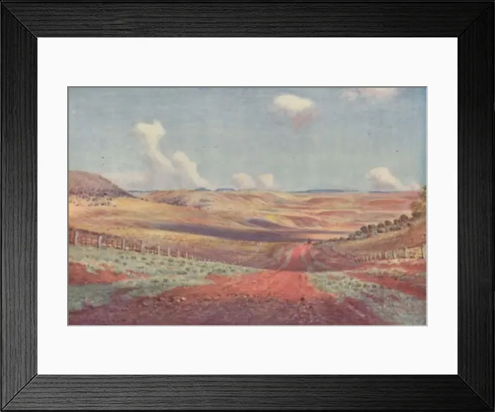 Framed Print : The Monaro Plains, 1923. Creator: Unknown Framed Print : The Monaro Plains, 1923. Creator: Unknown