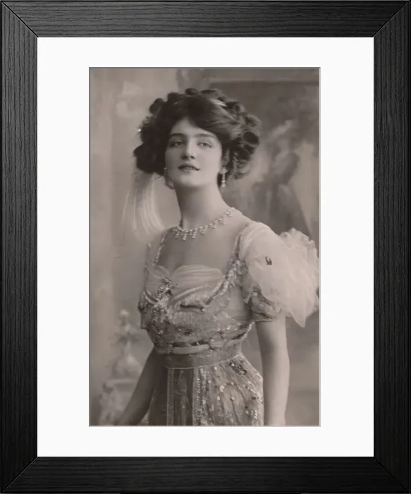 Framed Print : Miss Lily Elsie, (1886-1962), The Merry Widow. c1930. Creator: Unknown Framed Print : Miss Lily Elsie, (1886-1962), The Merry Widow. c1930. Creator: Unknown