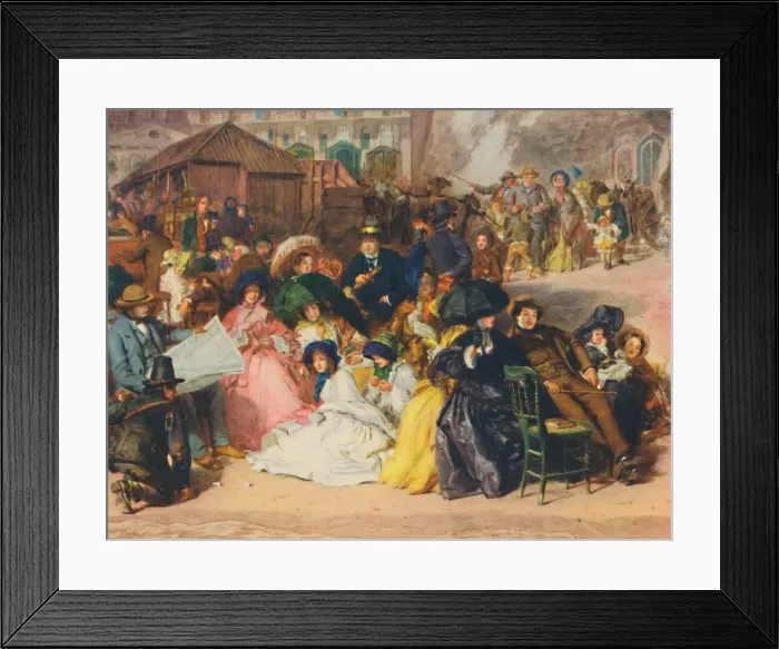 Framed Print : Ramsgate Sands, 1854, (1948). Creator: William Powell Frith Framed Print : Ramsgate Sands, 1854, (1948). Creator: William Powell Frith