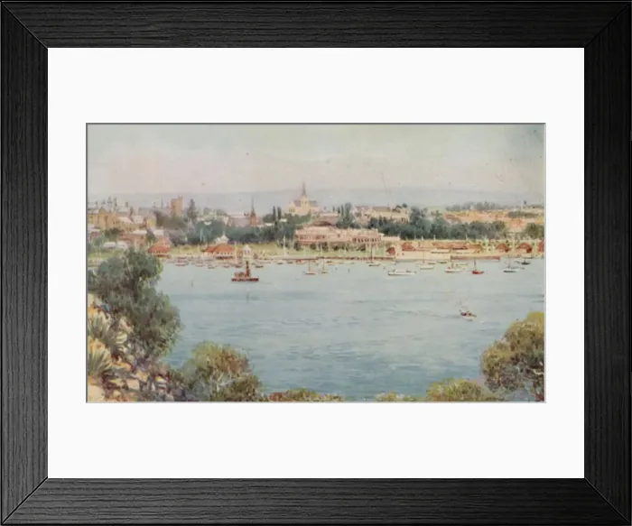 Framed Print : Perth, Western Australia, 1923. Creator: Unknown Framed Print : Perth, Western Australia, 1923. Creator: Unknown