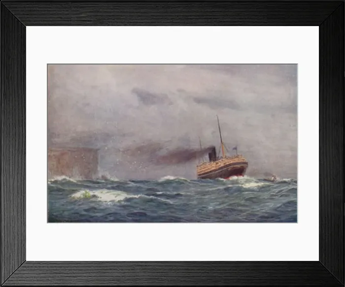 Framed Print : A Homeward Bound P. & O. Liner, 1923. Creator: Unknown Framed Print : A Homeward Bound P. & O. Liner, 1923. Creator: Unknown