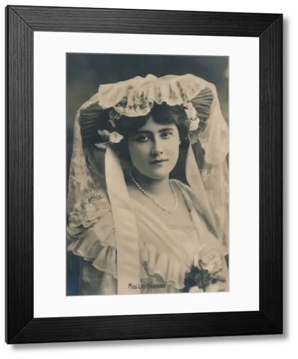 Framed Print : Miss Lily Hanbury, (1873-1908), c1930. Creator: Unknown Framed Print : Miss Lily Hanbury, (1873-1908), c1930. Creator: Unknown