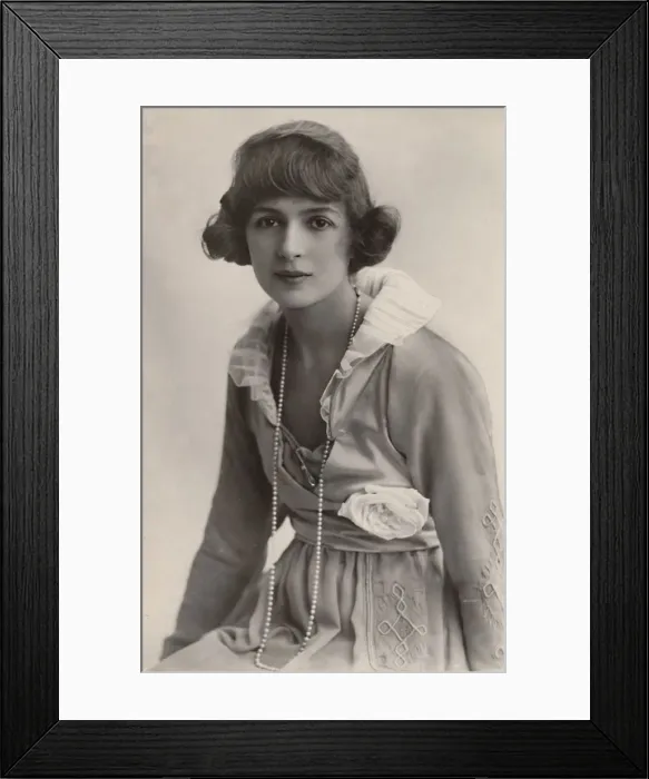 Framed Print : Miss Julia James, (1890-1964, c1930. Creator: Unknown Framed Print : Miss Julia James, (1890-1964, c1930. Creator: Unknown